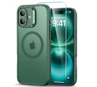 Coque ESR pour iPhone 16 (4 en 1) - Coque mate translucide avec protection d'écran compatible MagSafe - Protection de qualité militaire - Série C