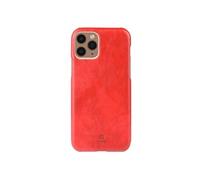 Coque Essential Cover pour iPhone 11 Pro en Cuir Ecologique Crong Rouge