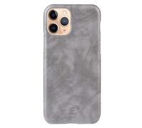 Coque Essential Cover pour iPhone 11 Pro Max en Cuir Écologique Crong Gris