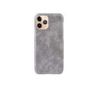 Coque Essential Cover pour iPhone 11 Pro Max en Cuir Ecologique Crong Gris