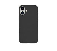 eSTUFF Infinite (GRS) Venice Coque magnétique en cuir noir pour iPhone 16 W128884820 (16 étuis magnétiques en cuir noir). Matériau : 65 % PC recy RS) et 21 % TPU recy RS)
