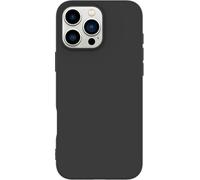 Coque eSTUFF INFINITE VIENNA pour iPhone 16 Pro, noire. Matière : TPU 100 % recy