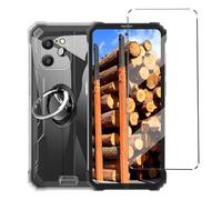 Coque et 1Pcs Verre trempé et 1*Anneau, Coque Protection Compatible with Blackview BV8900 Pro Coke Coque de Protection Compatible with Blackview BV8900 Pro étui Housse Etui et protège écran