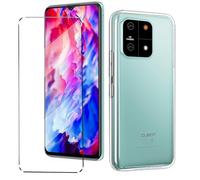 Coque et 1Pcs Verre trempé Protection Compatible with Cubot A1 Coke Coque de Protection Compatible with Cubot A1 étui Housse Etui Protection et protège écran Antichoc,Clear