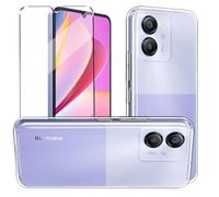 Coque et 1Pcs Verre trempé Protection Compatible with Oscal Modern 8 Coke Coque de Protection Compatible with Oscal Modern 8 étui Housse Etui Protection et protège écran Antichoc,Clear