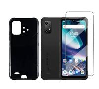 Coque et 1Pcs Verre trempé Protection Compatible with UMIDIGI Bison X20 Coke Coque de Protection Compatible with UMIDIGI Bison X20 étui Housse Etui Protection et protège écran Antichoc,Black