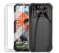 Coque et 2Pcs Verre trempé Anti Casse Protection Compatible with IIIF150 Air 1 Pro Coke Coque de Protection with IIIF150 Air 1 Pro étui Housse Etui Protection et protège écran Antichoc,Clear