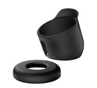 Coque et base en silicone pour caméra Nest Cam extérieur ou intérieur - Conçu pour lutter contre les dommages environnementaux (noir)