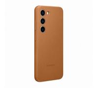 Sam Leather Cover für Galaxy S23 Camel Camel/Beige