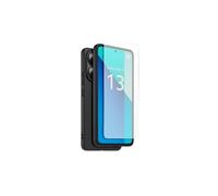 Made For Xiaomi Coque arrière semi-rigide + protège-écran verre trempé pour Redmi Note 13 4G Noir