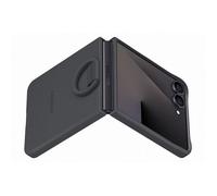 Coque et étui téléphone mobile Samsung en silicone avec anneau selfie Noir pour Galaxy Z Flip 7