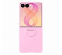 Coque et étui téléphone mobile Samsung magnétique en silicone avec anneau Violet pour Galaxy Z Flip 8