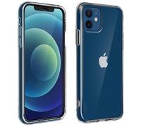 Coque et film de protection - Apple - iPhone 12 / 12 Pro - Souple - Verre trempé 9H - Transparent