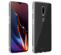 Coque et Film Protecteur - OnePlus - 6T - Silicone Transparent - Verre Trempé - Résistant aux Rayures
