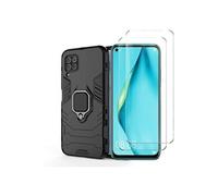 Coque et films pour Huawei P40 Lite - Huawei - Souple - Béquille - Anneau anti-chute - Protection complète