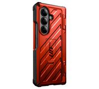 Coque et Protection d'Écran pour Galaxy Z Fold 7 avec Charnière et Support Supcase Rouge