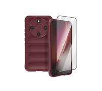 Avizar Coque et Verre Trempé pour Honor Magic 8 Lite Souple Antichoc Renforcé