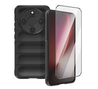 Avizar Coque et Verre Trempé pour Honor Magic 8 Lite Souple Antichoc Renforcé