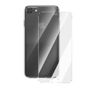 Coque et Verre Trempé pour iPhone SE 2022 Haute Résistance Tactile fluide Mayaxess Transparent