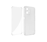 Coque pour OnePlus Nord CE 2 Lite 5G / Realme 9 5G et 9 Pro Silicone Souple et Film Verre Trempé 9H transparent