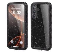 Coque étanche compatible avec Samsung Galaxy A56, IP68, étanche, certifiée, résistante aux chocs, à la poussière, à la neige, protection intégrale entièrement scellée (noir, A56)