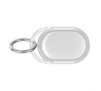 Coque étanche en TPU compatible avec Xiaomi Smart Tag et équipée d'un mousqueton fonctionnel (transparent)