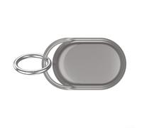 Coque étanche en TPU pour Xiaomi pour Smart Tag - Housse de protection antichoc avec mousqueton - Fixation sûre transparente pour sac à dos, porte-clés et collier pour animaux domestiques (noir