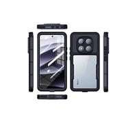 Coque étanche intégrale pour Xiaomi Redmi Note 14 Pro 5G protection étanche avec couches TPU/PC/PET, résistante aux chocs et aux chutes