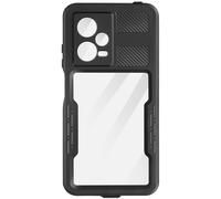 Coque Étanche IP68 pour Xiaomi Redmi Note 12 Pro Anti-chutes 2m Redpepper Noir transparent