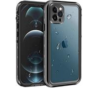 Coque Étanche iphone 12 6.1", IP68 Imperméable 360°Protection Étui étanche Antichoc Sports Coque Housse Étui de Protection Waterproof Case