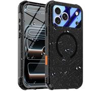 Coque étanche magnétique pour iPhone 17 Pro Max, protection d'écran et d'appareil photo intégrées, résistante aux chocs intégrale, IP68 sous l'eau, résistante à la poussière, coque de téléphone pour