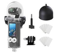 Coque étanche pour DJI Pocket 4, coque de plongée IPX8 avec inserts anti-buée et boîtier de protection antichoc et anti-chute pour sports de plein air