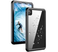 Coque Étanche pour iPad Pro 11 Pouces 2021 3e Génération / 2020 2e Génération, Housse Antichoc IP68 avec Protection Écran Intégrée, Support, Dragonne, Coque Robuste Anti-Poussière