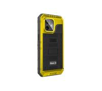 Coque Etanche pour iPhone 16 IP68 Antichoc Bord Renforcé Noir / Jaune