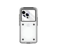 Coque Étanche pour iPhone 17 IP68 Waterproof 30m avec Cordon Noir transparent