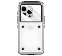 Coque Étanche pour iPhone 17 IP68 Waterproof 30m avec Cordon Noir transparent