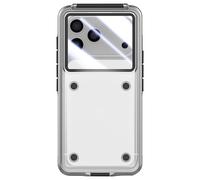 Coque Étanche pour iPhone 17 Pro Max IP68 Waterproof 30m avec Cordon Noir transparent