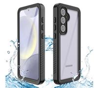 Coque étanche pour Samsung Galaxy S24 FE, étanchéité IP68, résistante aux chocs, à la poussière et à la neige, protection intégrale entièrement scellée (noir, S24 FE)