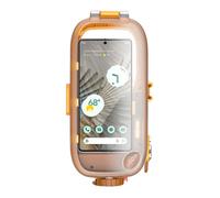 Coque Étanche Smartphone - AVIZAR - Modèle 7"" - IPX8 - Plongée 15m - Couleur Orange