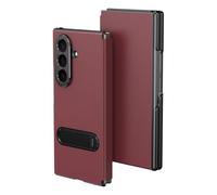 COQUE Étui à Rabat magnétique pour Samsung Galaxy Z Trifold, béquille réglable intégrée, Cuir de Luxe, intégrale Fine à charnière pour Samsung Galaxy Z Trifold-Bordeaux