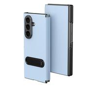 COQUE Étui à Rabat magnétique pour Samsung Galaxy Z Trifold, béquille réglable intégrée, Cuir de Luxe, intégrale Fine à charnière pour Samsung Galaxy Z Trifold-Bleu Clair