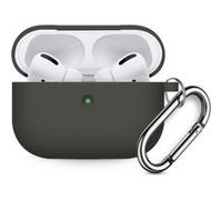 Coque Etui en silicone souple avec mousqueton pour Apple AirPods Pro - Noir #4