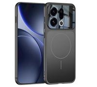 COQUE Étui Find X9, Protection intégrale de l'appareil Photo, Anneau magnétique intégré pour la Recharge sans Fil, Antichoc pour Oppo Find X9-Noir