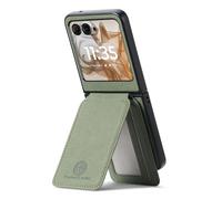 COQUE Étui Porte-Cartes Slim Fit pour Motorola Razr 50 avec Support magnétique, Protection RFID, Portefeuille Antichoc et antichute pour Motorola Razr 50-Vert