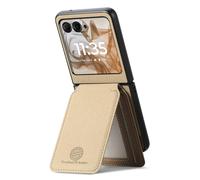 COQUE Étui Porte-Cartes Slim Fit pour Motorola Razr 50 avec Support magnétique, Protection RFID, Portefeuille Antichoc et antichute pour Motorola Razr 50-Kaki