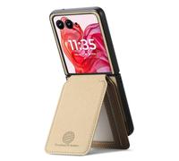 COQUE Étui Porte-Cartes Slim Fit pour Motorola Razr 50 Ultra avec Support magnétique, Protection RFID, Portefeuille Antichoc et antichute pour Motorola Razr 50 Ultra-Kaki