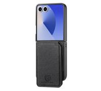 COQUE Étui Porte-Cartes Slim Fit pour Samsung Galaxy Z Flip 7 avec Support magnétique, Protection RFID, Portefeuille Antichoc et antichute pour Samsung Galaxy Z Flip 7-Vert