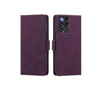 Coque Etui Portefeuille à Rabat ZTE nubia RedMagic 11 Pro+ Cuir PU Porte-cartes Violet