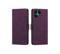 Coque Etui Portefeuille Fairphone 6+ Cuir PU Porte-cartes Violet