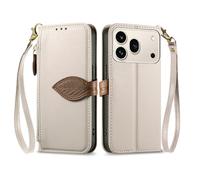 COQUE Étui Portefeuille pour Honor 600 Pro avec Porte-Cartes, Poche zippée, Boucle à Feuille, dragonne, étui à Rabat en Cuir PU pour Honor 600 Pro-Blanc